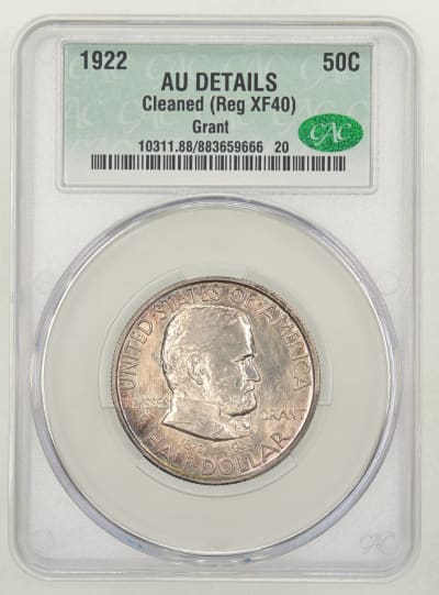 CAC Grading Coin Obverse