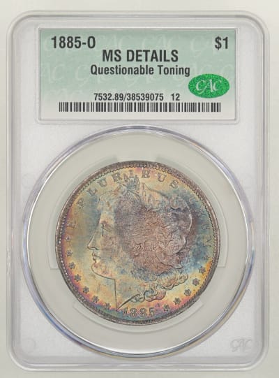 CAC Grading Coin Obverse