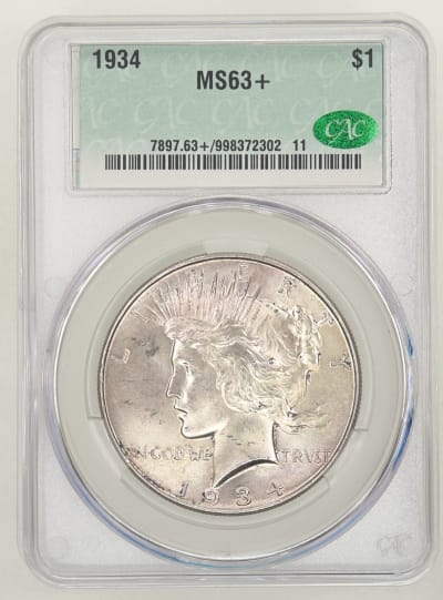 CAC Grading Coin Obverse
