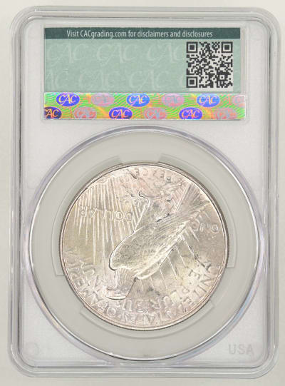 CAC Grading Coin Reverse