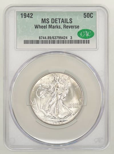 CAC Grading Coin Obverse