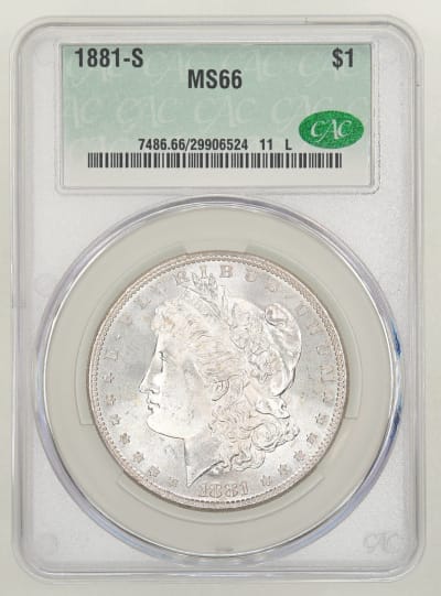 CAC Grading Coin Obverse