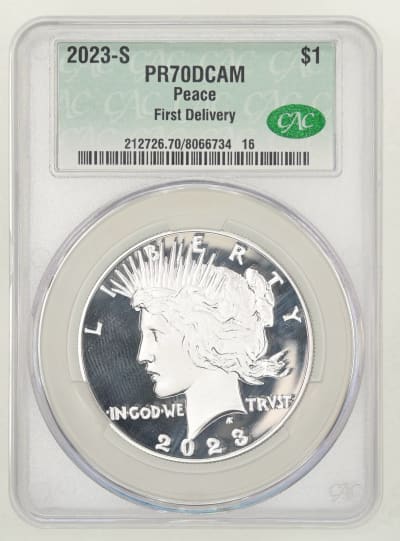CAC Grading Coin Obverse