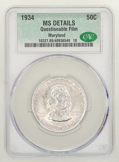 CAC Grading Coin Obverse