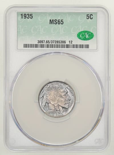 CAC Grading Coin Obverse