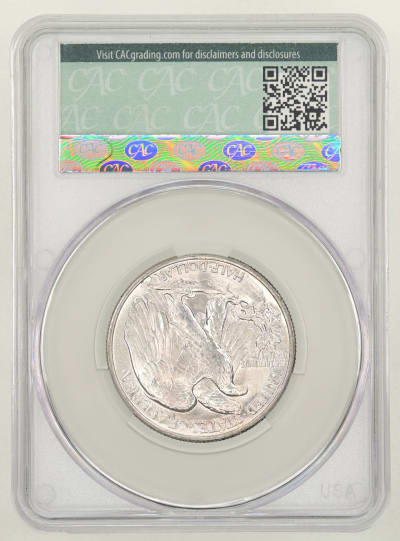 CAC Grading Coin Reverse