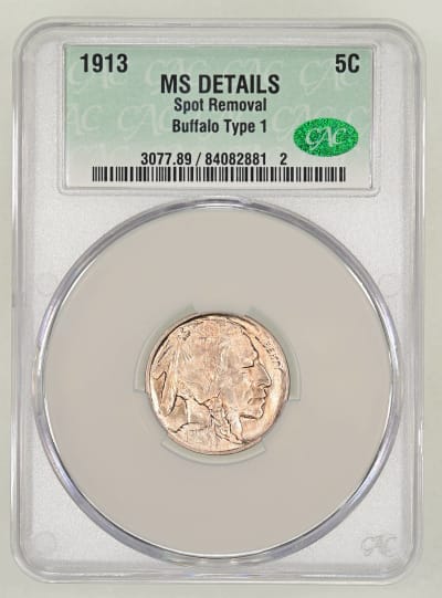 CAC Grading Coin Obverse