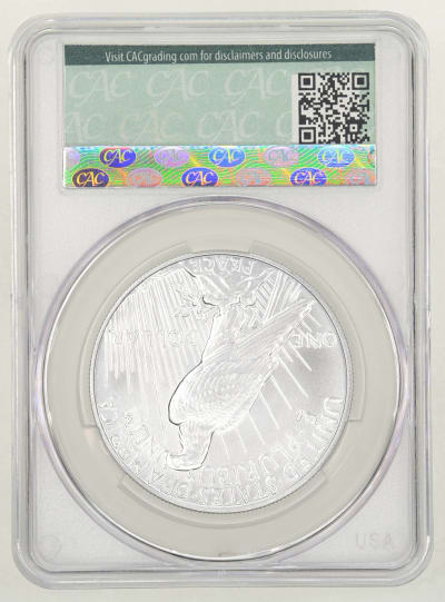 CAC Grading Coin Reverse