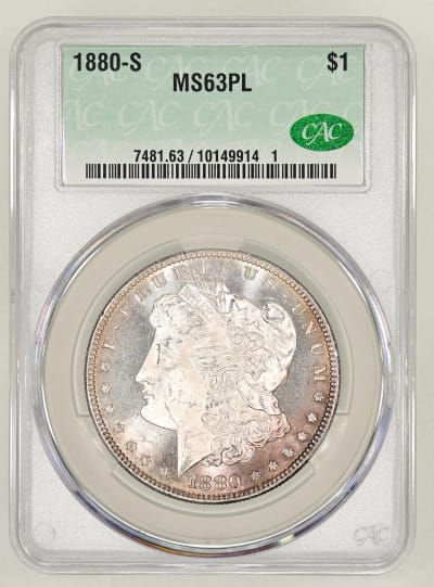 CAC Grading Coin Obverse