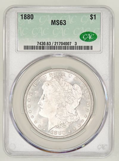 CAC Grading Coin Obverse
