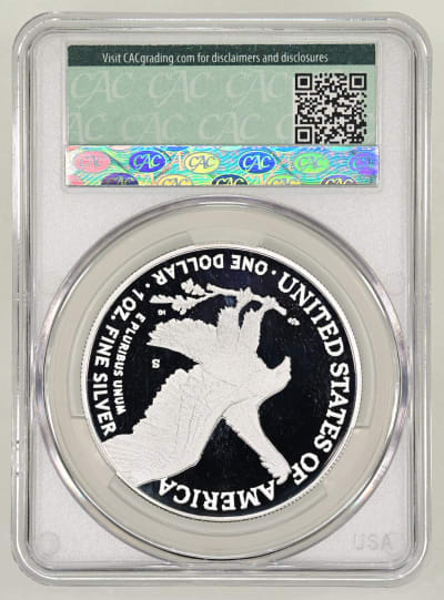 CAC Grading Coin Reverse