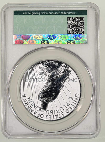CAC Grading Coin Reverse