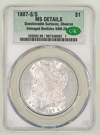 CAC Grading Coin Obverse