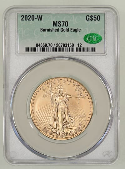 CAC Grading Coin Obverse