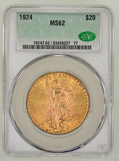 CAC Grading Coin Obverse
