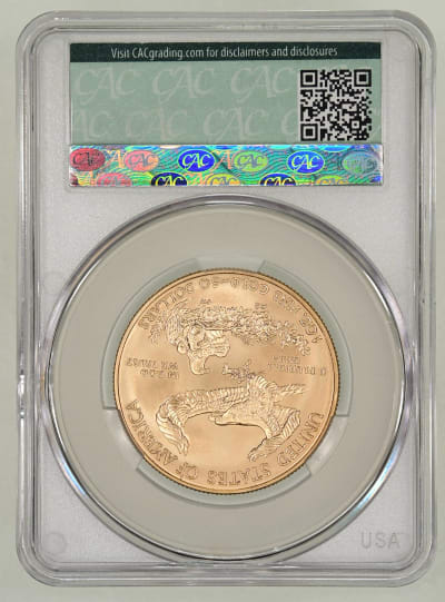 CAC Grading Coin Reverse