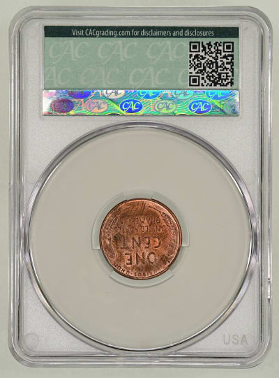 CAC Grading Coin Reverse