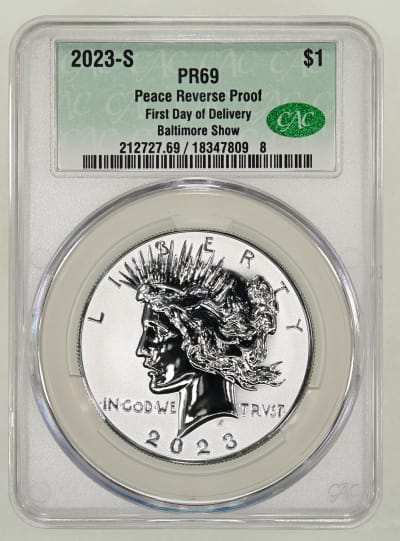 CAC Grading Coin Obverse