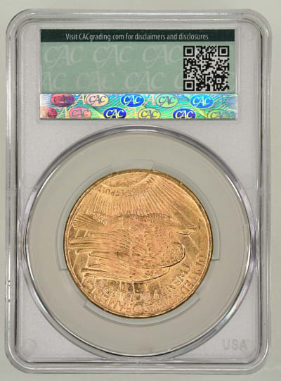 CAC Grading Coin Reverse