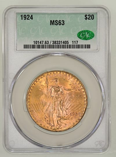 CAC Grading Coin Obverse