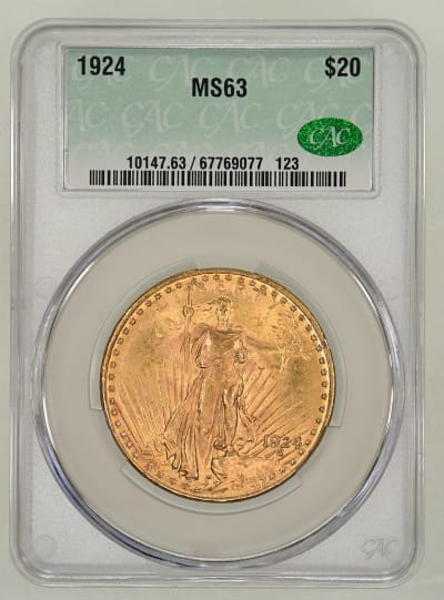 CAC Grading Coin Obverse