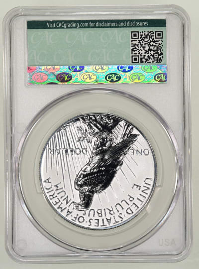 CAC Grading Coin Reverse