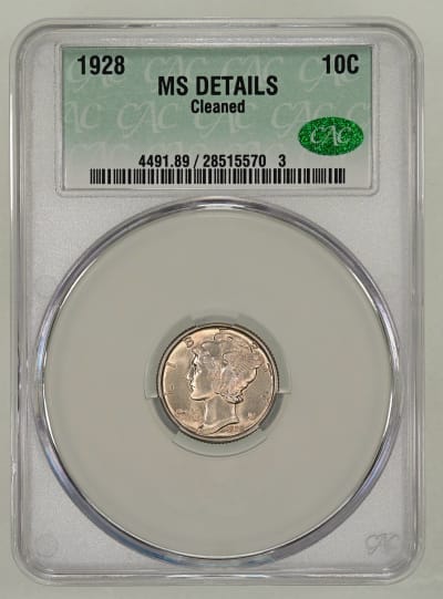 CAC Grading Coin Obverse