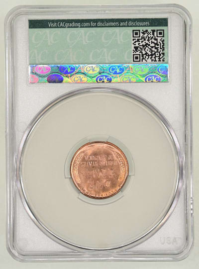 CAC Grading Coin Reverse