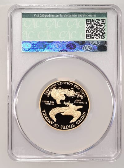 CAC Grading Coin Reverse