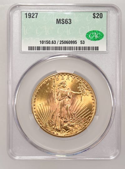 CAC Grading Coin Obverse