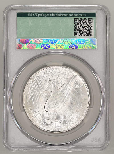 CAC Grading Coin Reverse