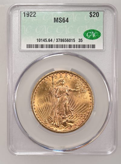 CAC Grading Coin Obverse