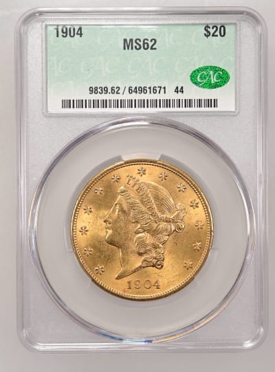 CAC Grading Coin Obverse