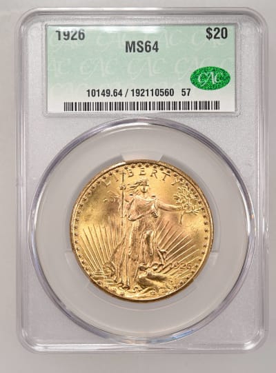 CAC Grading Coin Obverse