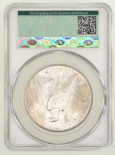 CAC Grading Coin Reverse