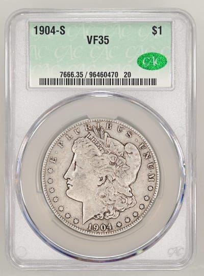 CAC Grading Coin Obverse