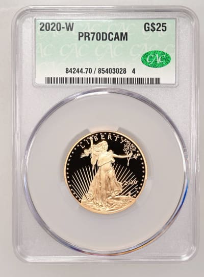 CAC Grading Coin Obverse