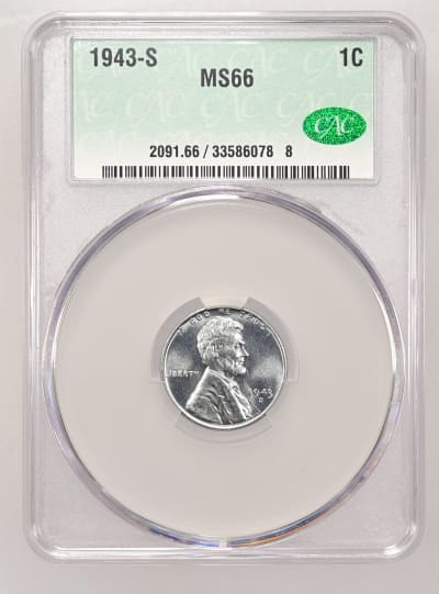 CAC Grading Coin Obverse