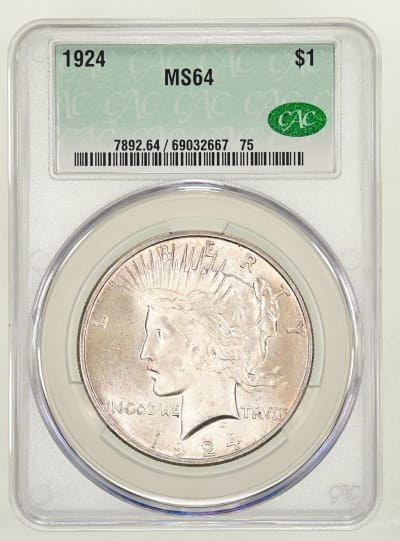 CAC Grading Coin Obverse