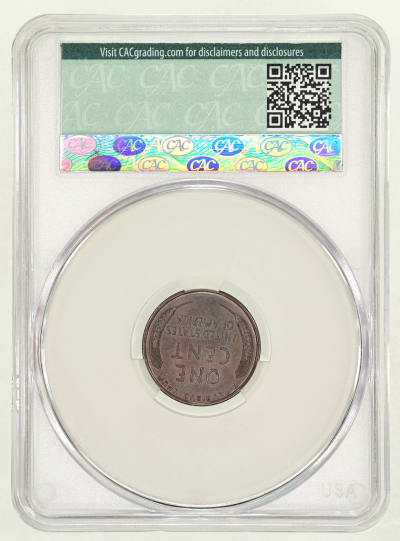 CAC Grading Coin Reverse