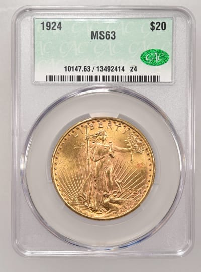 CAC Grading Coin Obverse