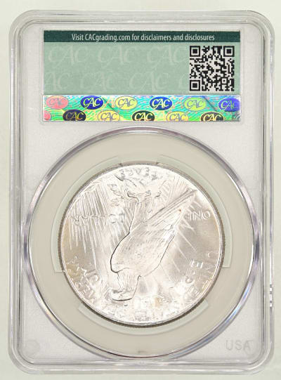 CAC Grading Coin Reverse