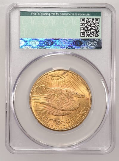 CAC Grading Coin Reverse