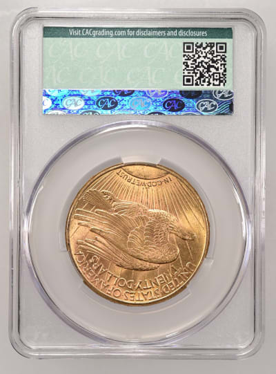 CAC Grading Coin Reverse
