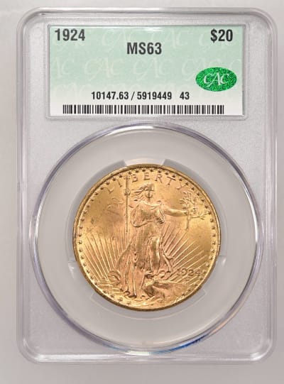 CAC Grading Coin Obverse