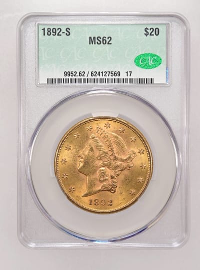 CAC Grading Coin Obverse