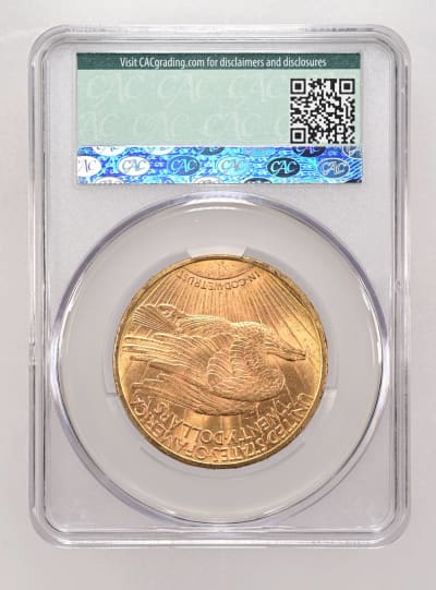CAC Grading Coin Reverse