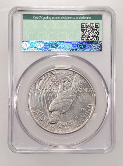 CAC Grading Coin Reverse