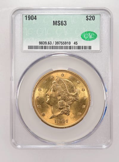 CAC Grading Coin Obverse