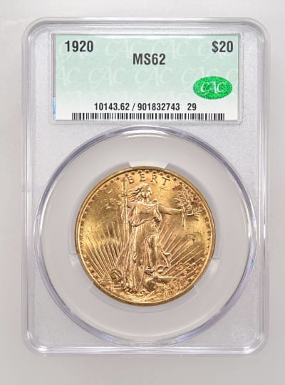 CAC Grading Coin Obverse